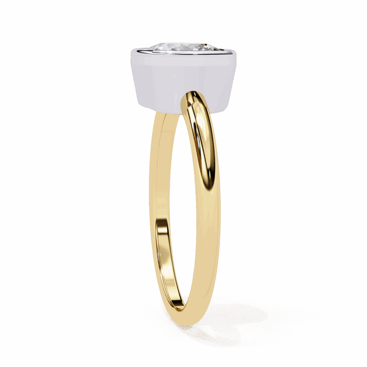 1.75 Carat Cushion Cut Minimalist Solitaire Engagement Ring  Image 6