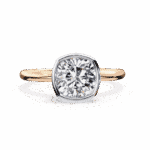 1.75 Carat Cushion Cut Minimalist Solitaire Engagement Ring - Image 9