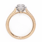 2 Carat Cushion Cut Solitaire in Hidden Halo - Image 10