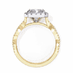 3.5 Carat Radiant Cut Solitaire in Halo Setting - Image 7