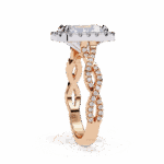 3.5 Carat Radiant Cut Solitaire in Halo Setting - Image 10