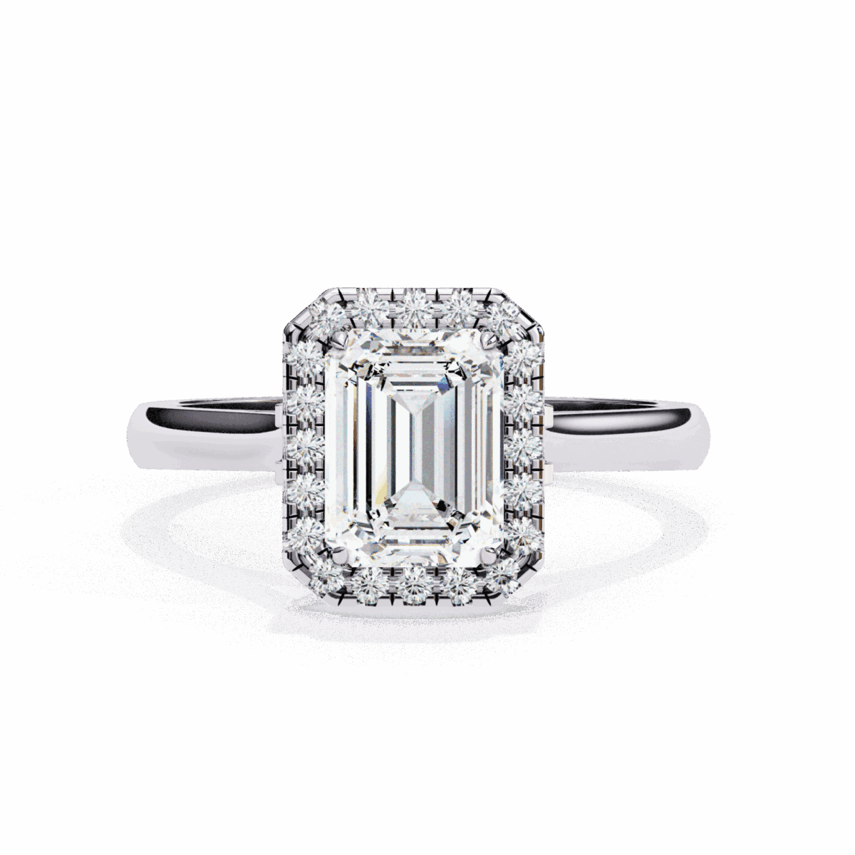 2.75 Carat Radiant Cut Heritage Solitaire Ring  Image 1