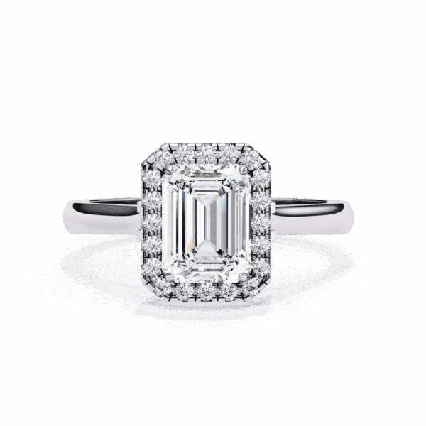 2.75 Carat Radiant Cut Heritage Solitaire Ring