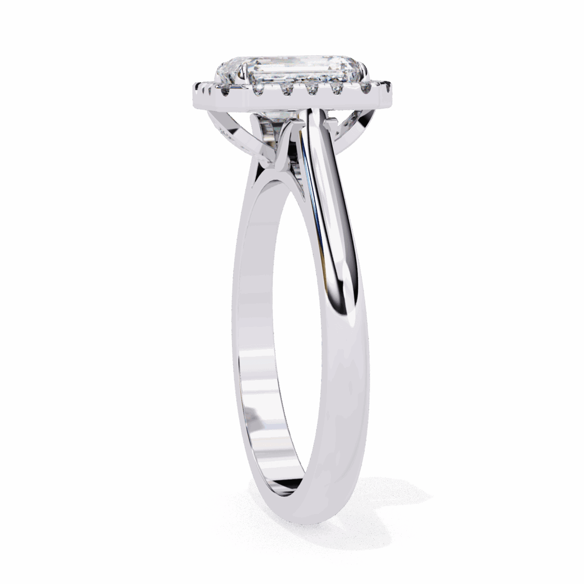 2.75 Carat Radiant Cut Heritage Solitaire Ring  Image 2