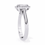 2.75 Carat Radiant Cut Heritage Solitaire Ring - Image 2