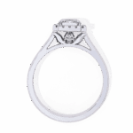 2.75 Carat Radiant Cut Heritage Solitaire Ring - Image 3