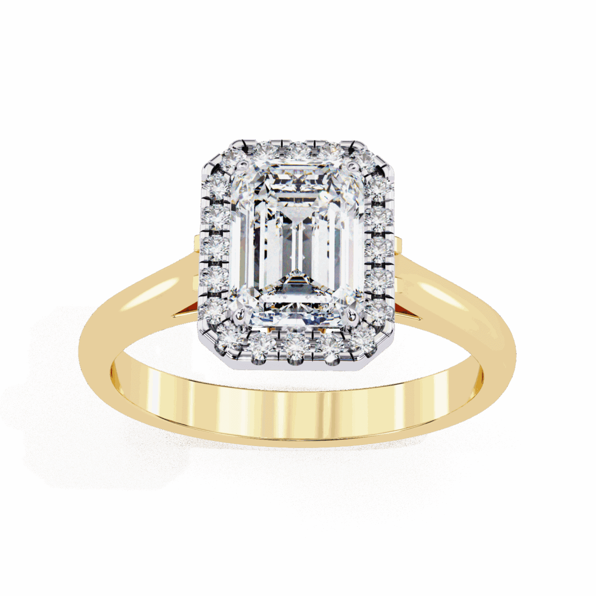 2.75 Carat Radiant Cut Heritage Solitaire Ring  Image 8