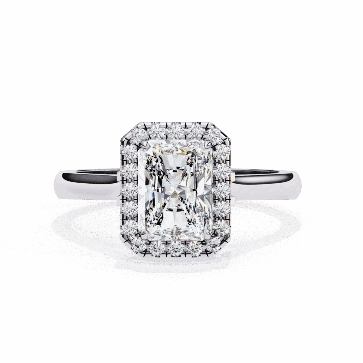 2.5 Carat Radiant Cut Heritage Solitaire Ring  Image 1