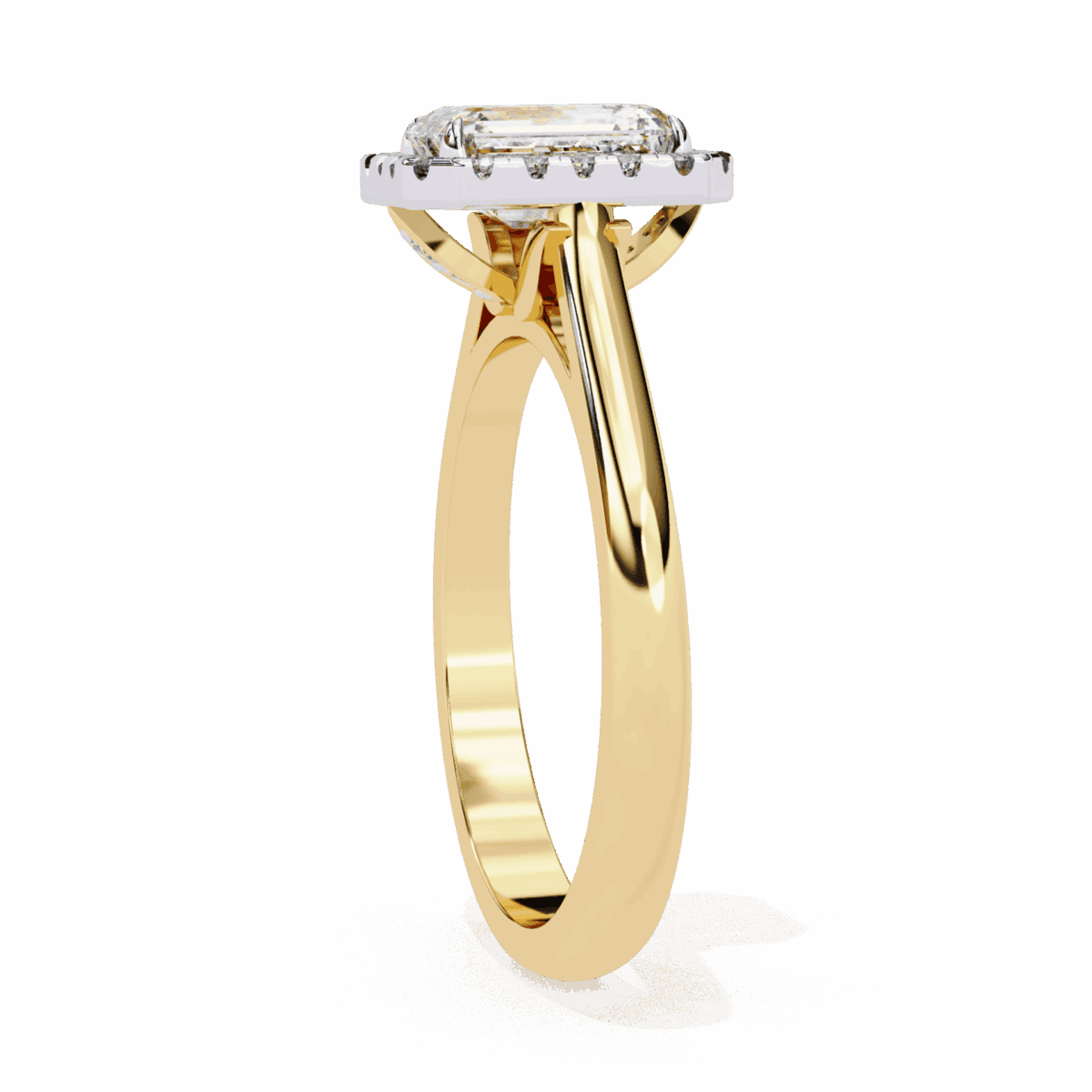 2.5 Carat Radiant Cut Heritage Solitaire Ring  Image 6