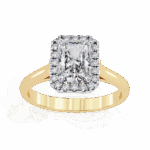 2.5 Carat Radiant Cut Heritage Solitaire Ring - Image 8