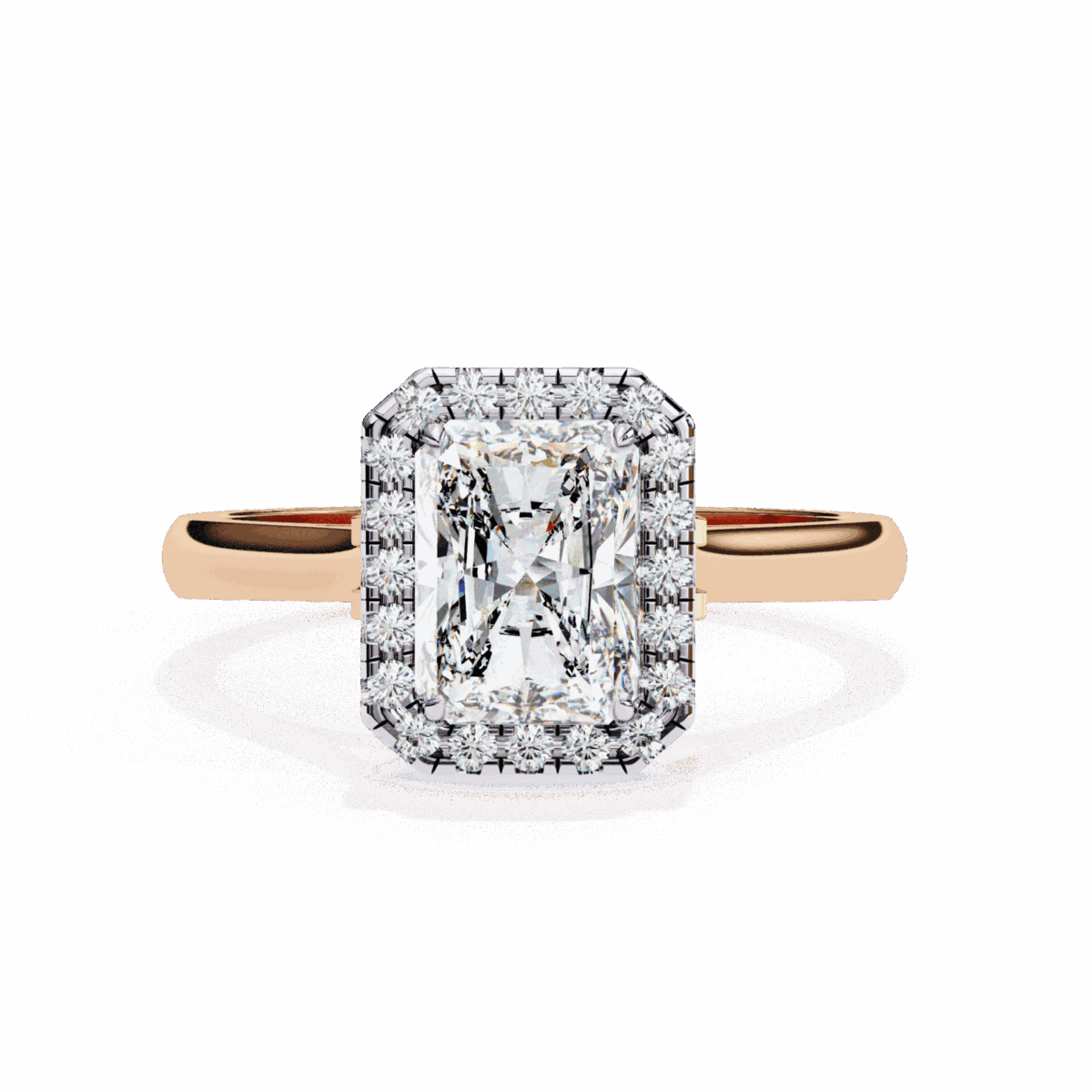 2.5 Carat Radiant Cut Heritage Solitaire Ring  Image 9