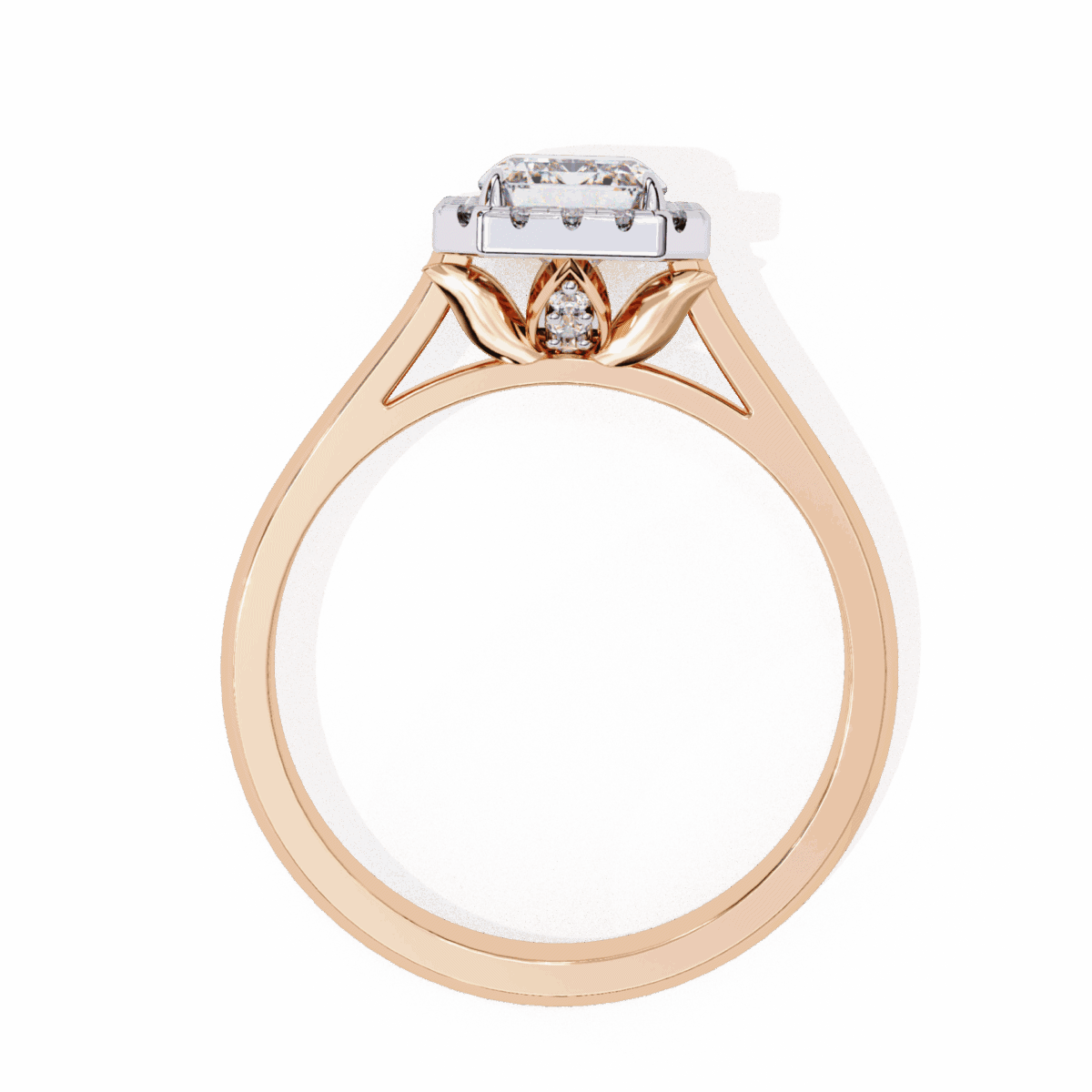 2.5 Carat Radiant Cut Heritage Solitaire Ring  Image 10