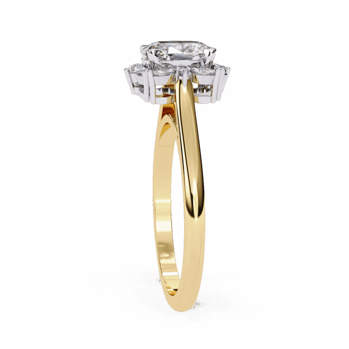 1.25 Carat Oval Cut Classic Solitaire Band  Image 6