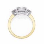 5.25 Carat Emerald Cut in Three Stone Solitaire Setting - Image 7