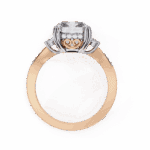 4 Carat Radiant Cut Solitaire in Three Stone Setting - Image 11