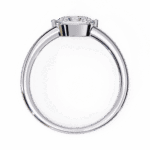0.75 Carat Oval Cut Classic Solitaire Band - Image 3