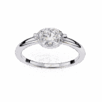 0.75 Carat Oval Cut Classic Solitaire Band - Image 4