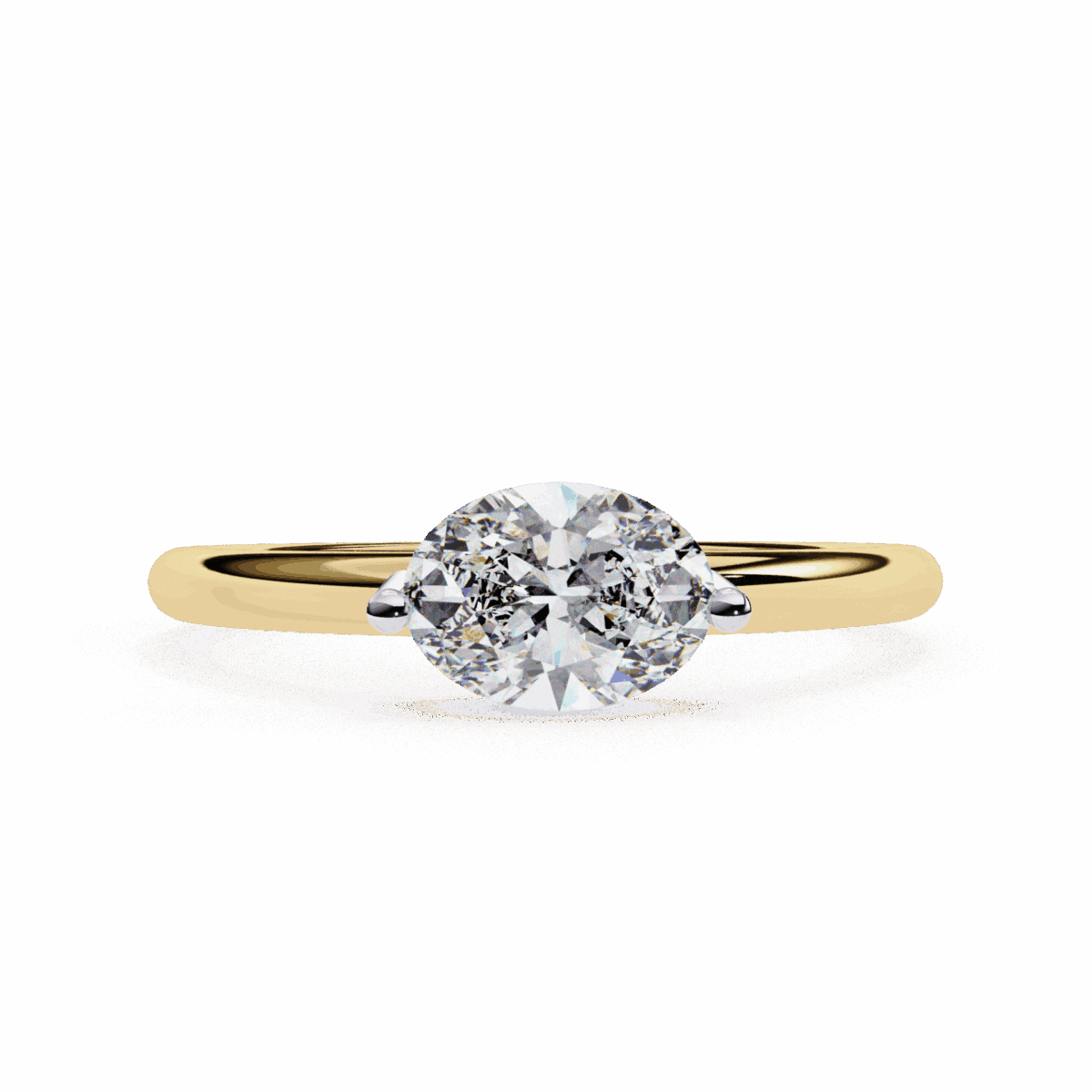 0.75 Carat Oval Cut Classic Solitaire Band  Image 5
