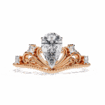 1 Carat Pear Cut Signature Wear Ring - Image 9