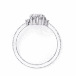 2 Carat Pear Cut Modern Essential Ring - Image 3