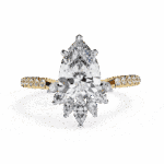 2 Carat Pear Cut Modern Essential Ring - Image 5