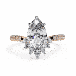 2 Carat Pear Cut Modern Essential Ring - Image 9
