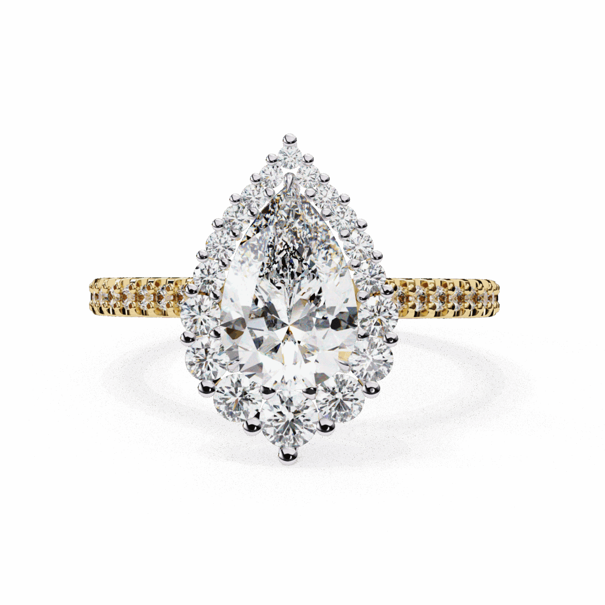 2.25 Carat Pear Cut Refined Everyday Look  Image 6
