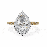 2.25 Carat Pear Cut Refined Everyday Look - Image 6