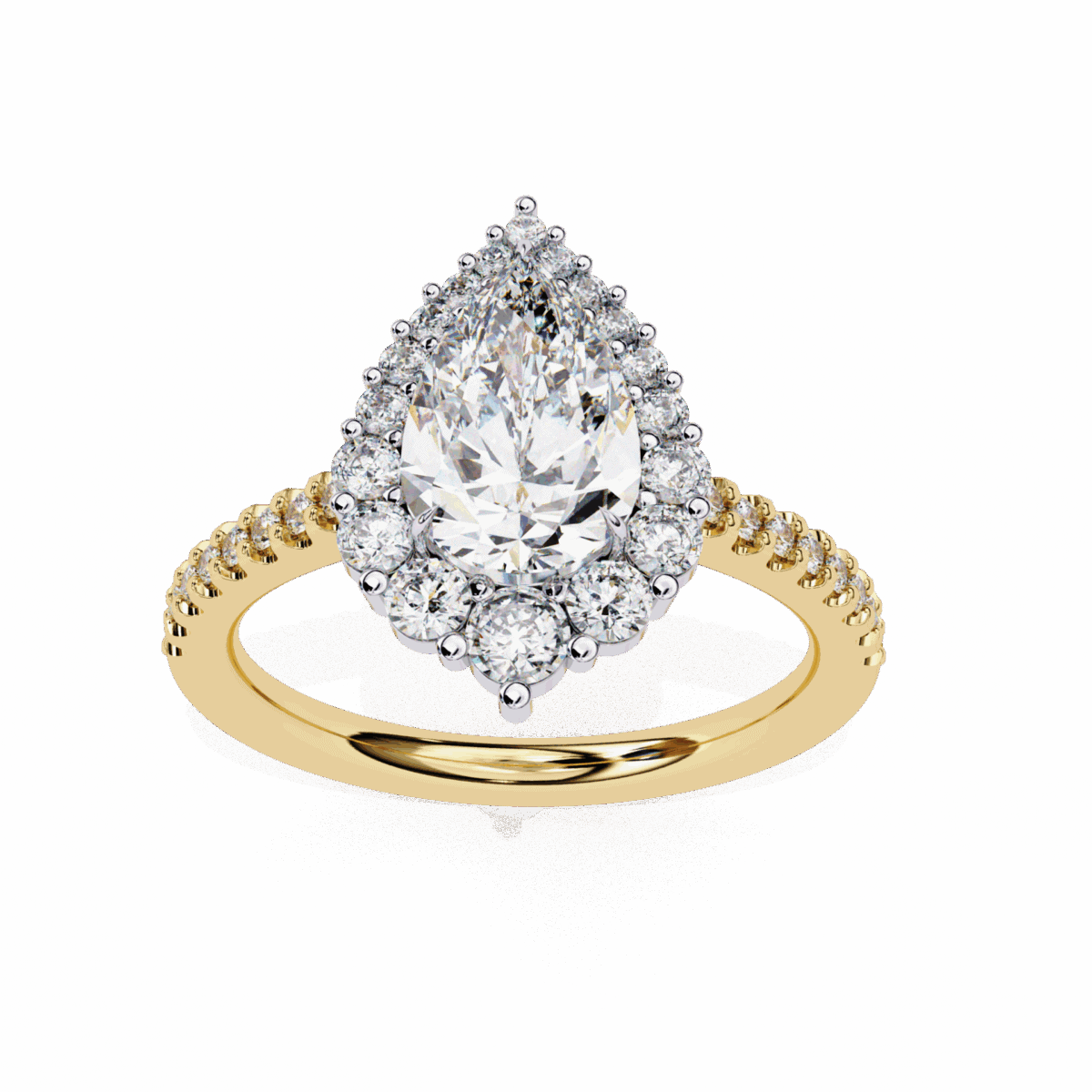 2.25 Carat Pear Cut Refined Everyday Look  Image 8