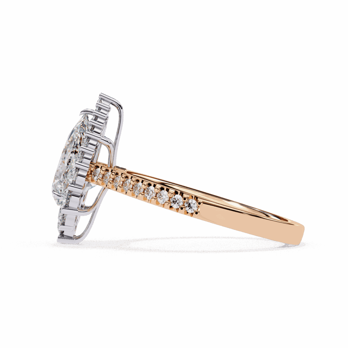 2.25 Carat Pear Cut Refined Everyday Look  Image 14