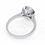 2.5 Carat Oval Cut Minimalist Solitaire Engagement Ring - Image 6