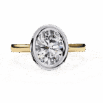 2.5 Carat Oval Cut Minimalist Solitaire Engagement Ring - Image 8