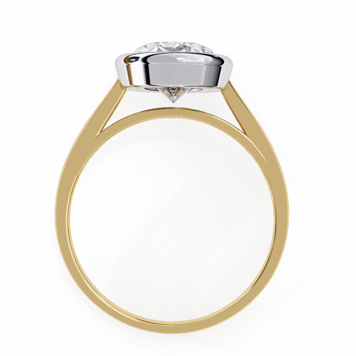 2.5 Carat Oval Cut Minimalist Solitaire Engagement Ring  Image 10