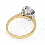 2.5 Carat Oval Cut Minimalist Solitaire Engagement Ring - Image 13