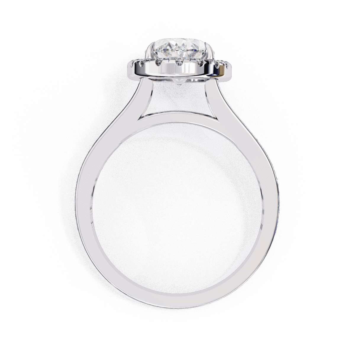 2.25 Carat Oval Cut Signature Wear Ring  Image 3