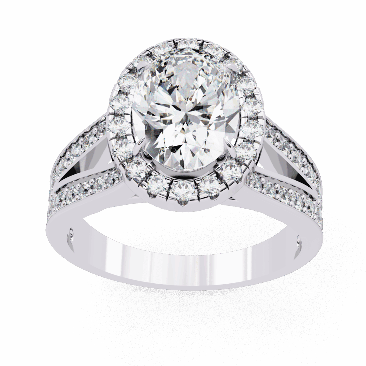 2.25 Carat Oval Cut Signature Wear Ring  Image 4