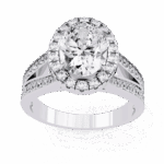 2.25 Carat Oval Cut Signature Wear Ring - Image 4