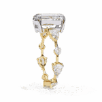 3.75 Carat Radiant Cut Minimal Statement Ring - Image 7