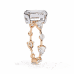 3.75 Carat Radiant Cut Minimal Statement Ring - Image 12