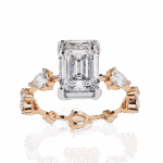 3.75 Carat Radiant Cut Minimal Statement Ring - Image 15