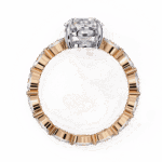 3.25 Carat Oval Cut Infinity Solitaire Ring - Image 11