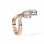 6.5 Carat Pear and Round Cut Toi Et Moi Solitaire - Image 12