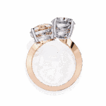 6.5 Carat Pear and Round Cut Toi Et Moi Solitaire - Image 13