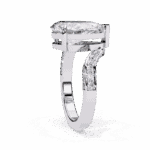 3.5 Carat Pear Cut Modern Essential Ring - Image 2