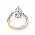 3.5 Carat Pear Cut Modern Essential Ring - Image 12