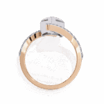 3.5 Carat Pear Cut Minimal Statement Ring - Image 11