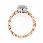 4 Carat Pear Cut Signature Wear Ring - Image 11