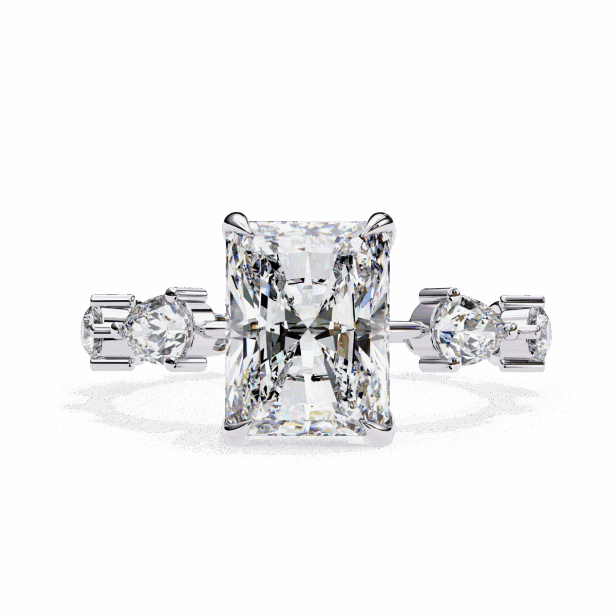 3.75 Carat Radiant Cut The GoTo Ring  Image 1