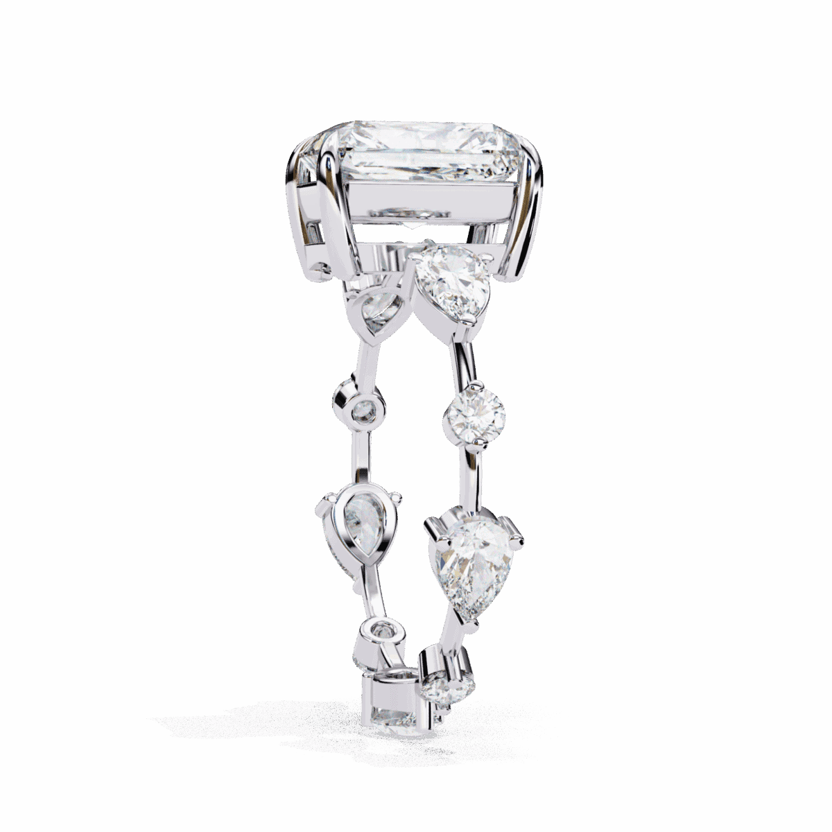 3.75 Carat Radiant Cut The GoTo Ring  Image 2