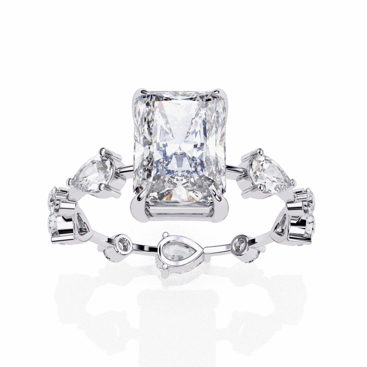 3.75 Carat Radiant Cut The GoTo Ring  Image 4